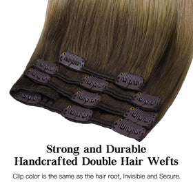 hotbanana Clip in Hair Extensions straightened