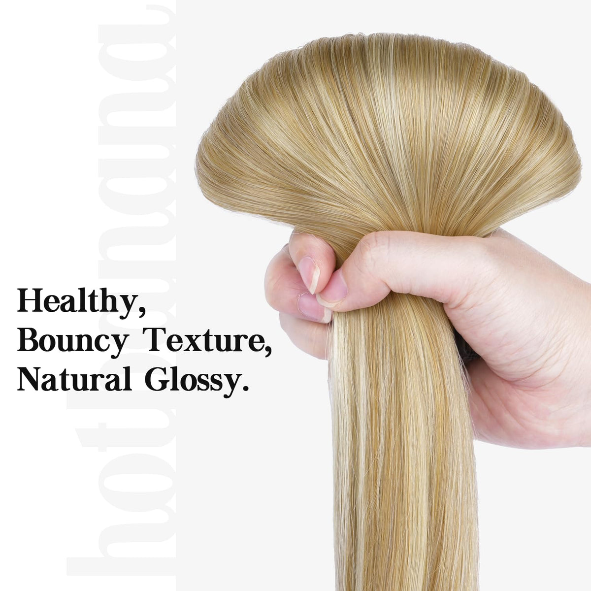 hotbanana Clip in Hair Extensions styled with curls