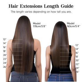 hotbanana Human Hair Extensions in various lengths
