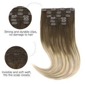 hotbanana Ombre Clip in Hair Extensions packaging