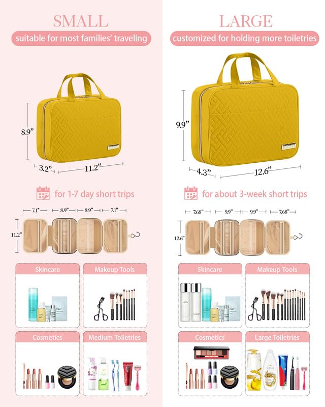 HOTOR travel bag hanging from a towel rack