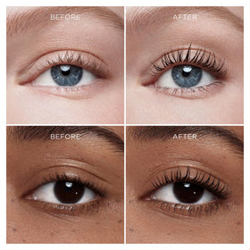 HOURGLASS Instant Extension Mascara applied on model's lashes