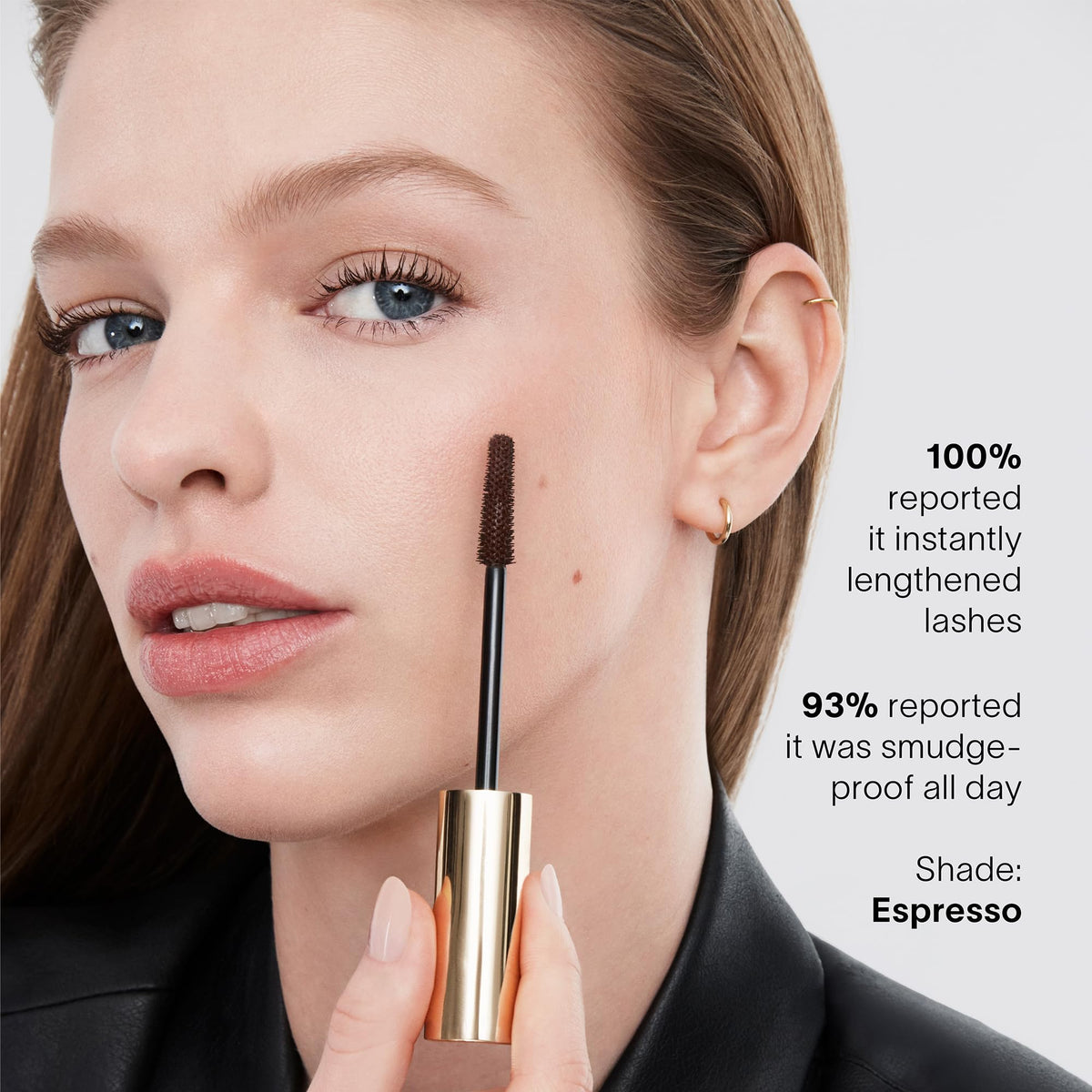 HOURGLASS Instant Extension Mascara with natural makeup look