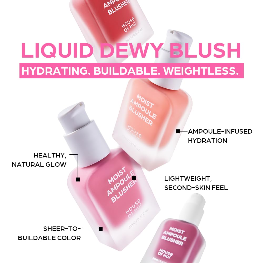 House of Hur Moist Ampoule Blusher Lavender Flush applicator close-up