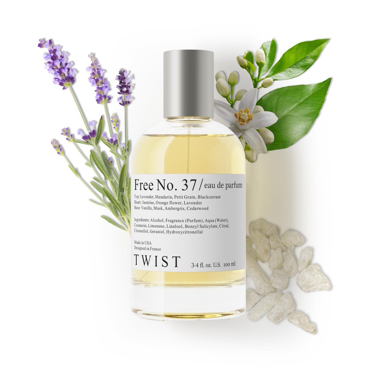 HOUSE OF TWIST Twist Free No. 37 Eau de Parfum bottle front view