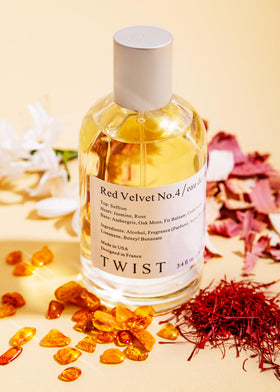 HOUSE OF TWIST Twist Red Velvet No.4 Eau de Parfum lifestyle scene