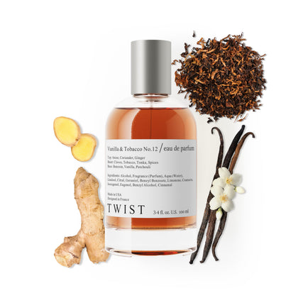 HOUSE OF TWIST Twist Vanilla & Tobacco No. 12 Eau De Parfum 100ml front view