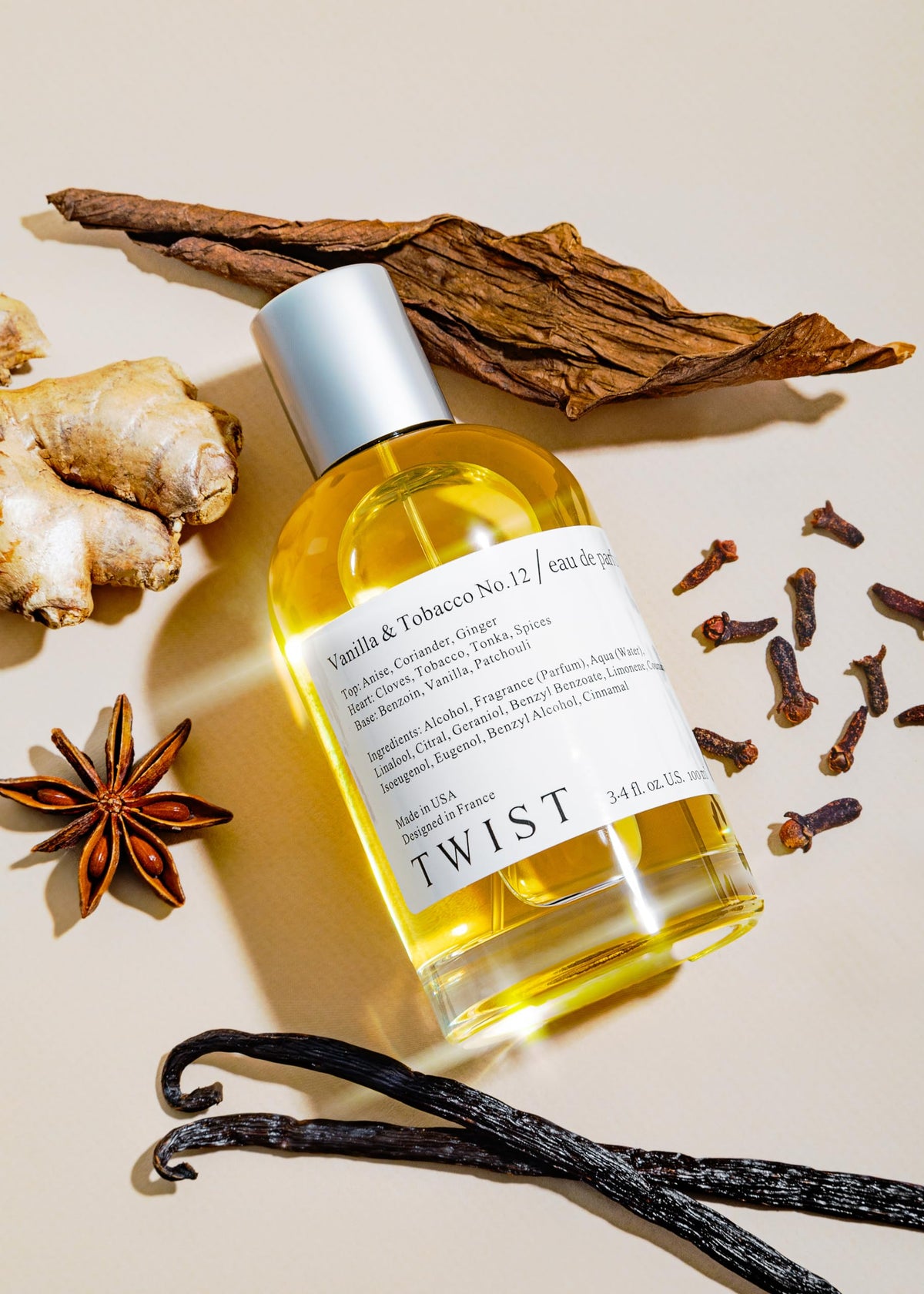HOUSE OF TWIST Twist Vanilla & Tobacco No. 12 Eau De Parfum packaging