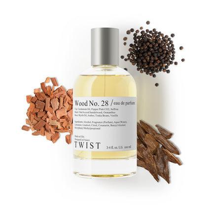 HOUSE OF TWIST Twist Wood No. 28 Eau de Parfum front view