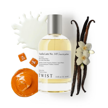 HOUSE OF TWIST Vanilla Latte No.145 Eau de Parfum 100ml front view