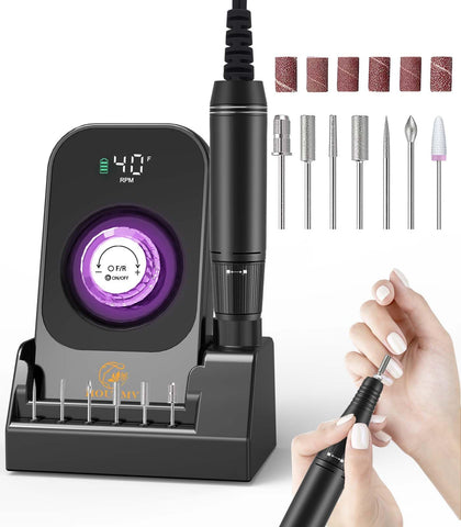 HOUSMV Portable Nail Drill Electric File front view