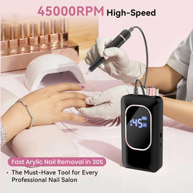 Hoxida Electric Nail Drill compact size for travel