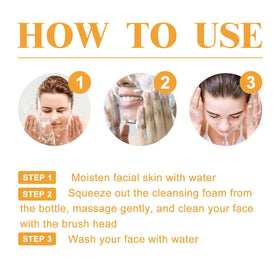HOYGI Turmeric Face Wash lifestyle scene
