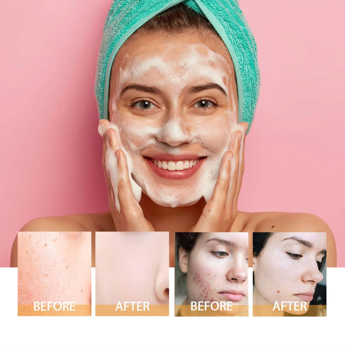 HOYGI Turmeric Face Wash packaging details