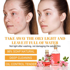 HOYGI Turmeric Face Wash showing foaming texture