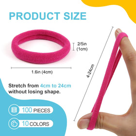 HOYOLS Hair Ties in a variety of vibrant colours