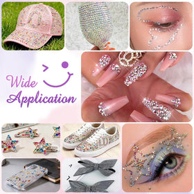 HRLbrc rhinestones used on a phone case