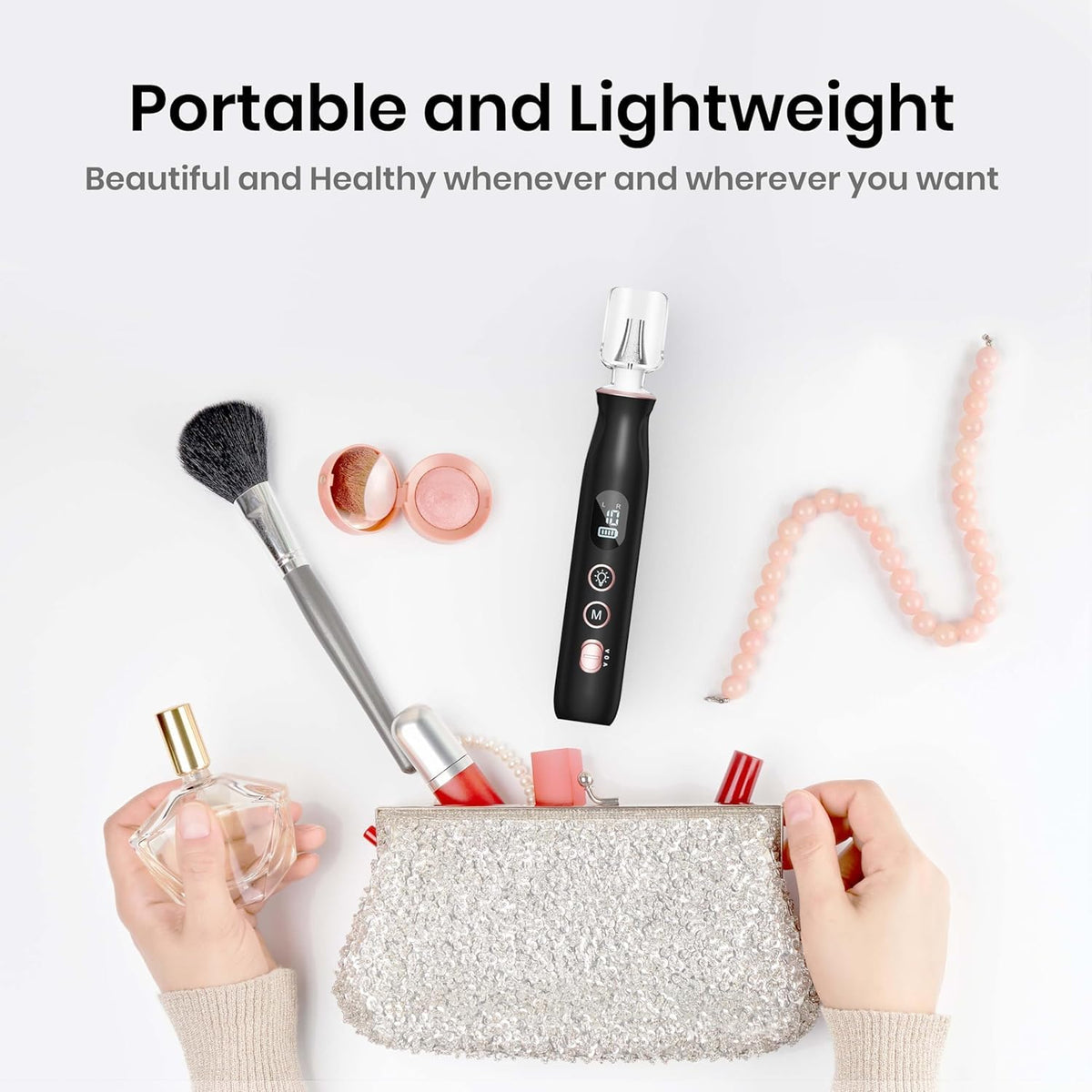 HSKAI Electric Nail File Drill packaging display