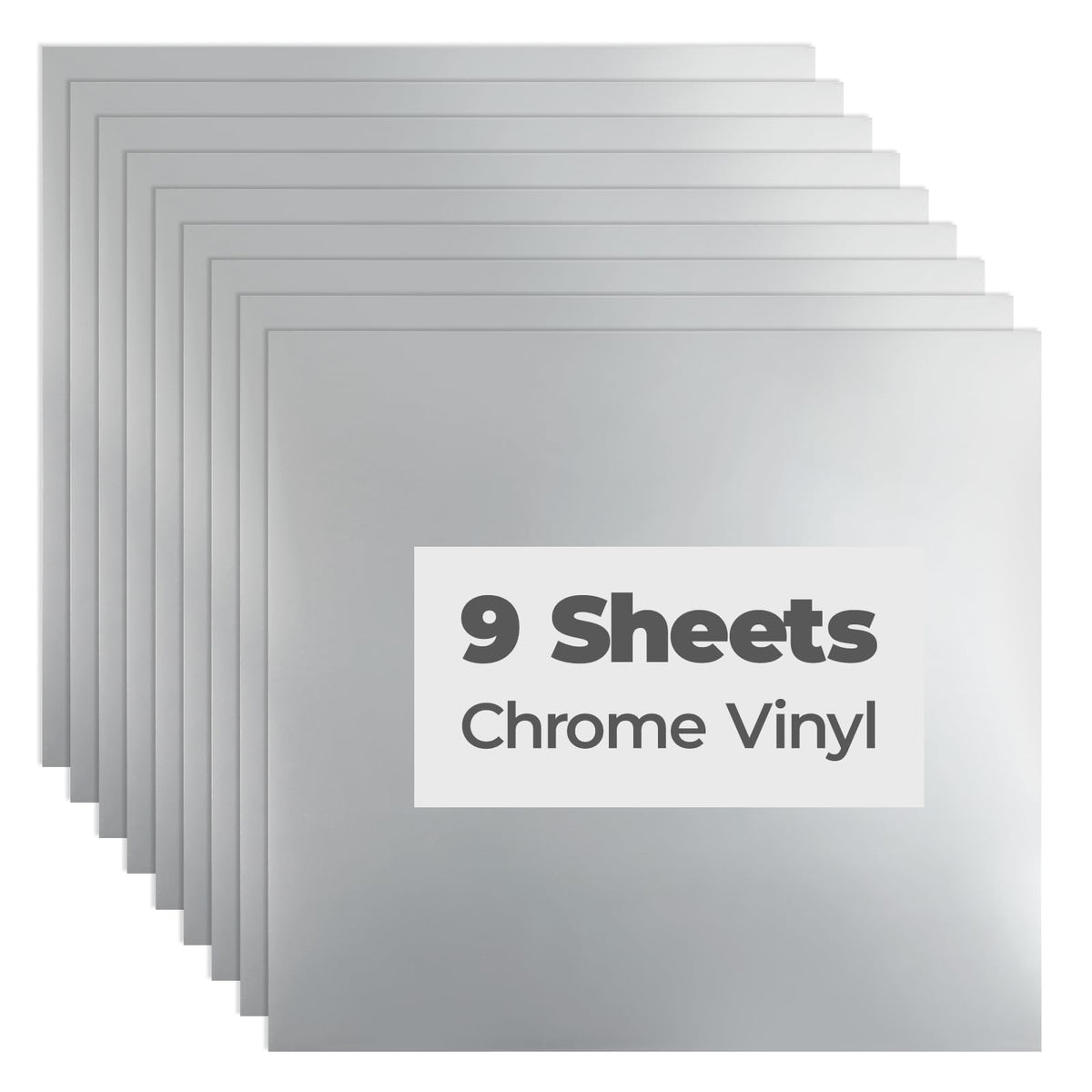 HTVRONT Chrome Silver Vinyl packaging details