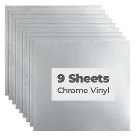 HTVRONT Chrome Silver Vinyl packaging details