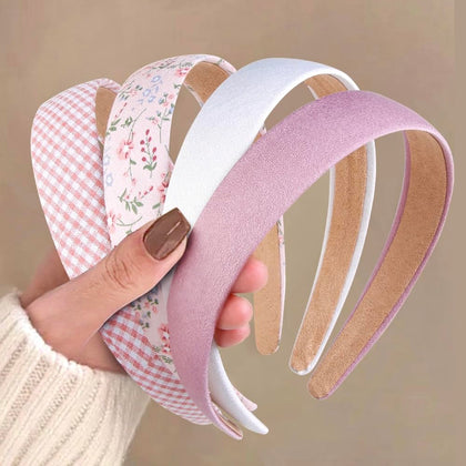 Huachi headbands for women in assorted colours, front view
