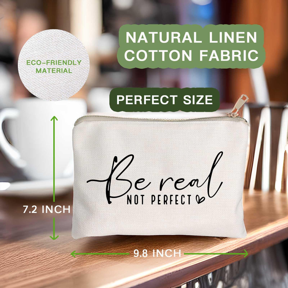 HubbgDesign cosmetic bag in lifestyle setting with toiletries