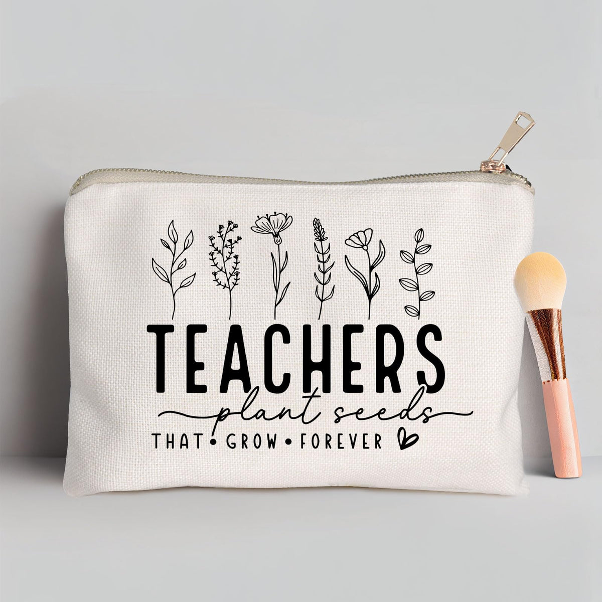 HubbgDesign Makeup Bag lifestyle scene on a desk