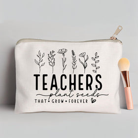 HubbgDesign Makeup Bag lifestyle scene on a desk