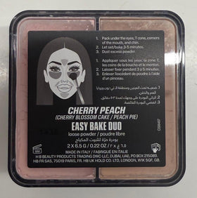 Huda Easy Bake Loose Powder Peach Pie close-up