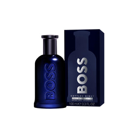 Hugo Boss Bottled Night packaging side view