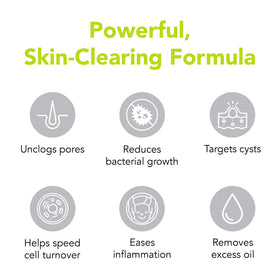 humane Acne Body Wash 16 FL. OZ. label details