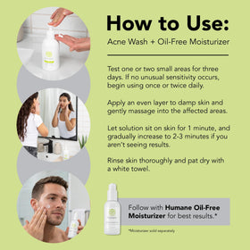 humane Acne Body Wash 8 FL OZ packaging