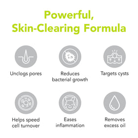 humane Acne Body Wash bottle with label details