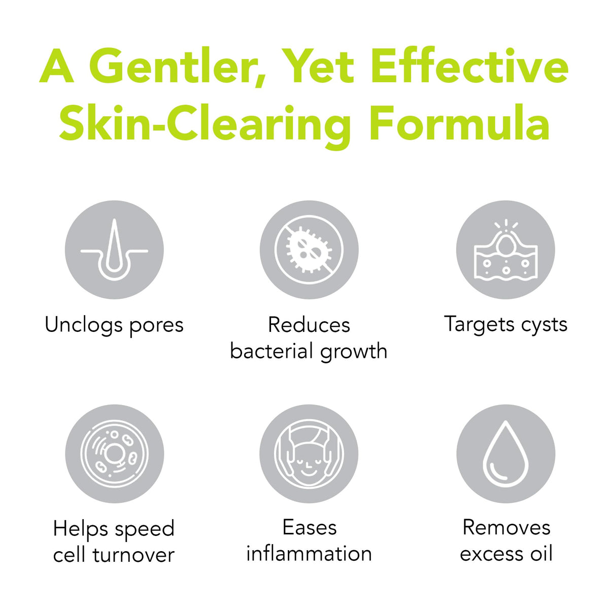 humane Benzoyl Peroxide Acne Face Wash side view showing label