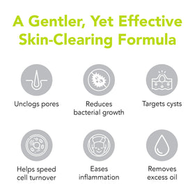 humane Benzoyl Peroxide Acne Face Wash side view showing label