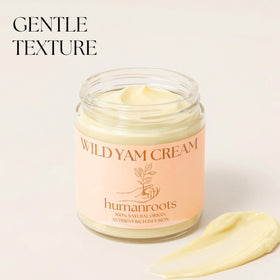 humanroots Wild Yam Cream packaging details