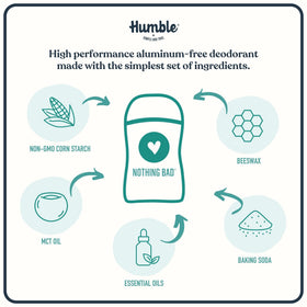 HUMBLE deodorant open showing product