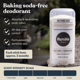 HUMBLE SIMPLE AND TRUE. Deodorant stick Palo Santo & Frankincense scent