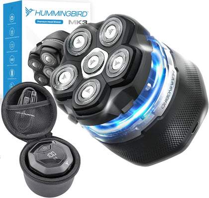 HUMMINGBIRD MK3 Head Shaver front view with USB-C charging port