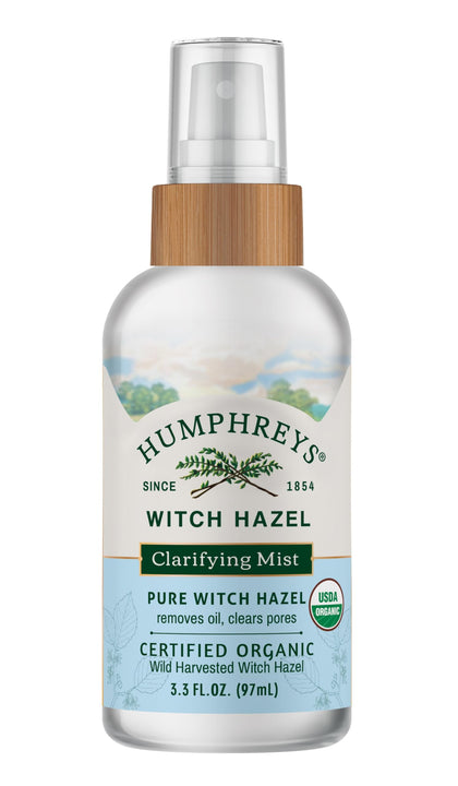 Humphreys Witch Hazel Clarifying Toner Mist 3.3 Fl Oz front view