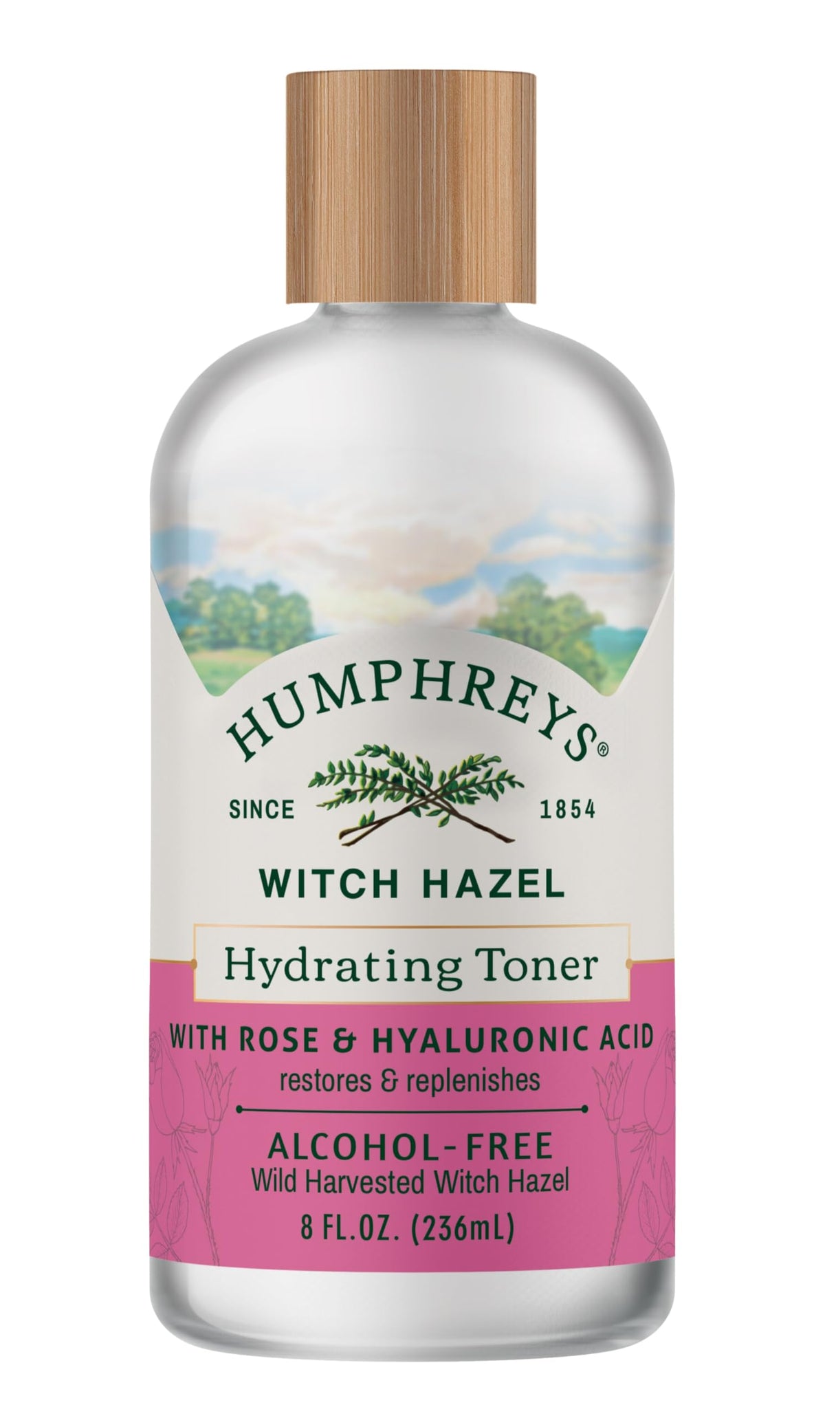 Humphreys Witch Hazel Hydrating Toner 8 Fl Oz front view