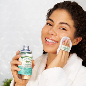 Humphreys Witch Hazel Nourishing Toner 8 Fl Oz with cotton pads