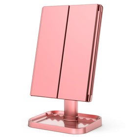 HUONUL Trifold Makeup Mirror in a well-lit room