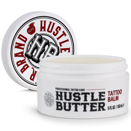 Hustle Butter Deluxe 5oz Tattoo Aftercare Balm front view