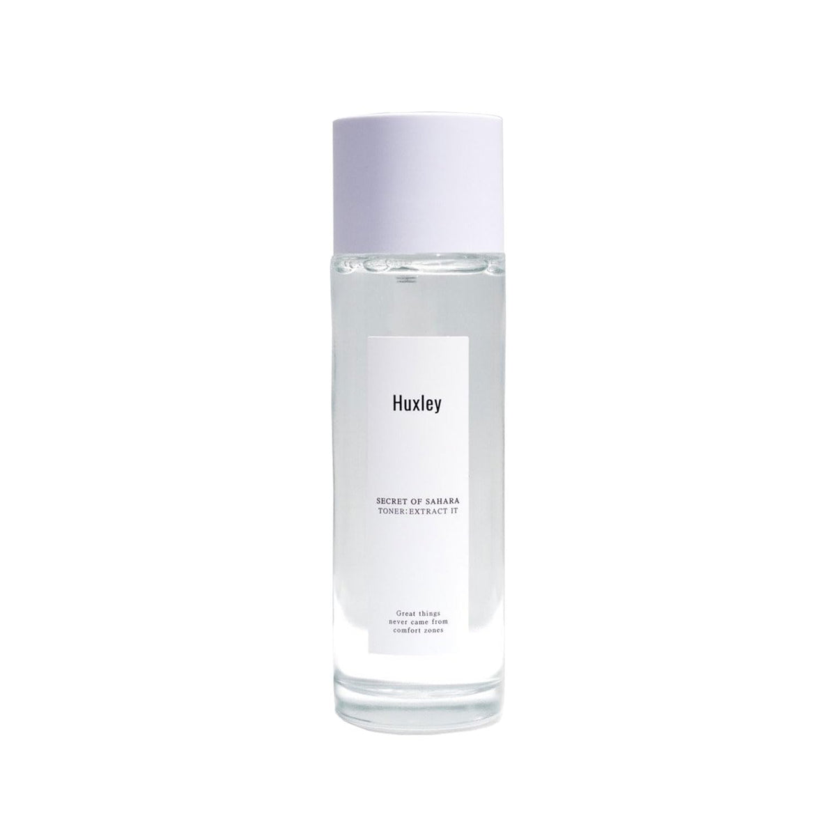 Huxley toner on a bathroom countertop with plants
