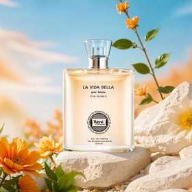 Hybrid & Company La Vida Bella Eau de Parfum bottle close-up