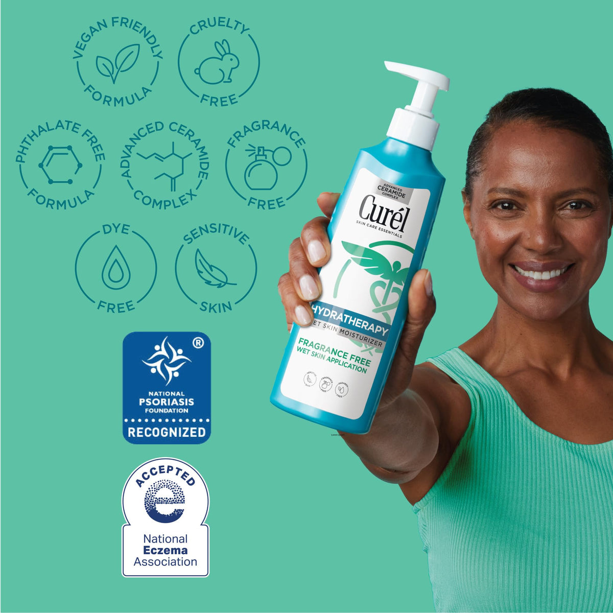 Hydra Therapy In Shower Lotion application scene in shower