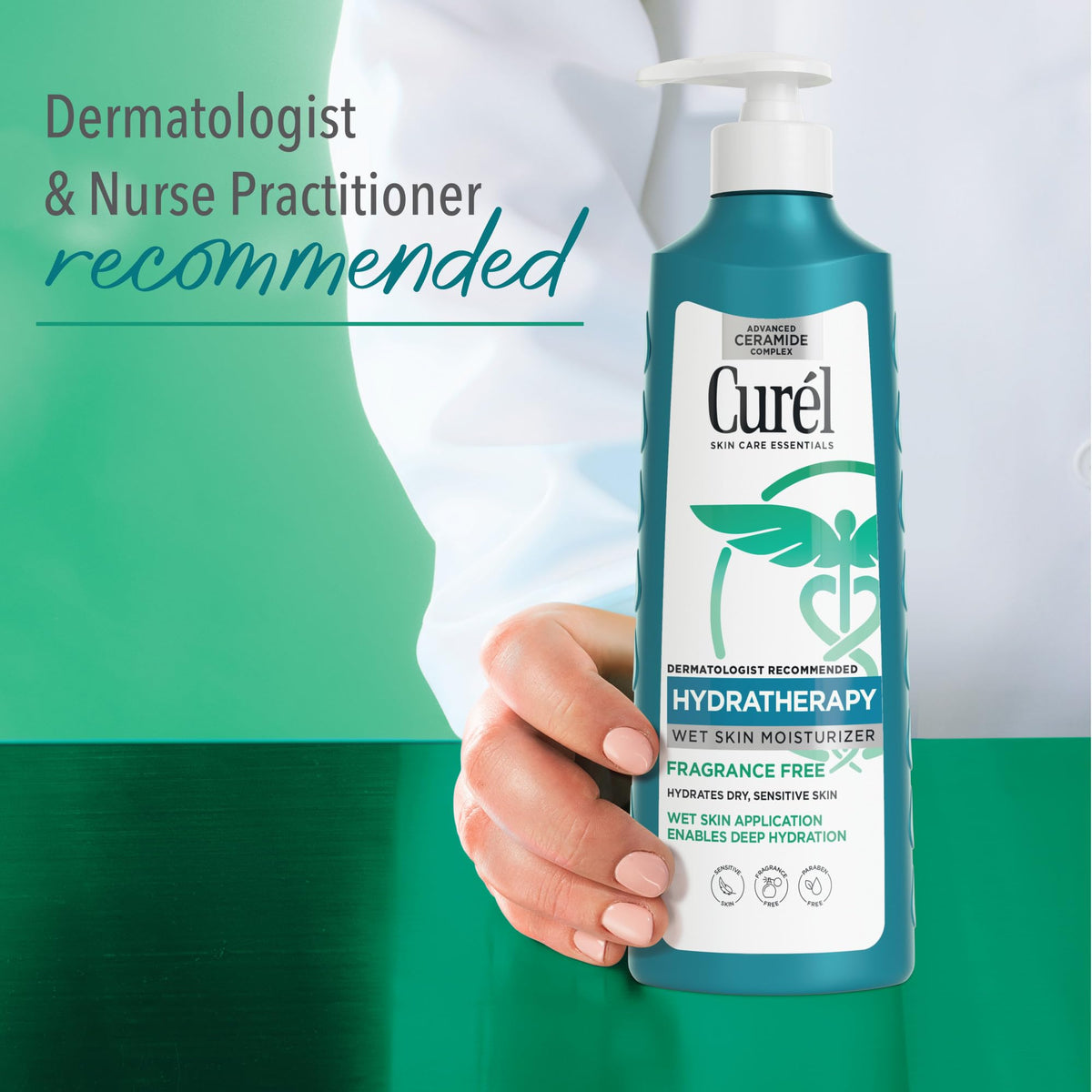 Hydra Therapy In Shower Lotion with water droplets