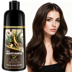Hynqor Dark Brown Hair Dye Shampoo 540g front view