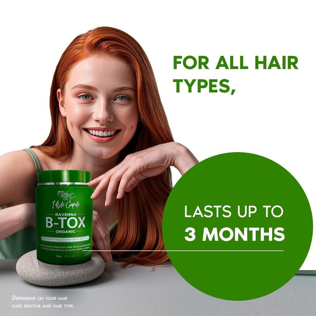 I Belli Capelli Ravenna Organic Hair B-tox ingredients list